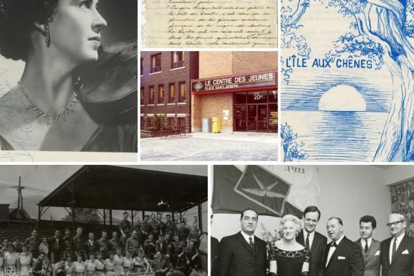 Collage de photos du Fonds Carrefour francophone 